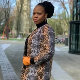 Bola African Ankara Snake Print Duster Coat 3