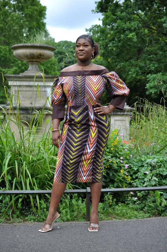 Hadiza African Print Mini Dress