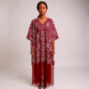 Ankara Dress with Long Fringe