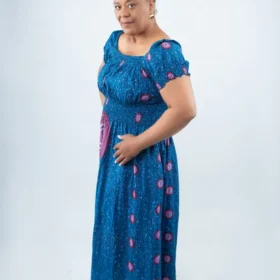 Stay Cool, Confident, And Stylish in Our African Print Maxi Dress 3