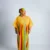 JTAPHRIQUE Vibrant Striped African Kaftan Bubu Maxi Dress