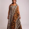 Ankara Sleeveless Swing Dress