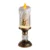 Voltsify decorative Christmas snow globe LED candle lamp with music function for holiday home décor.