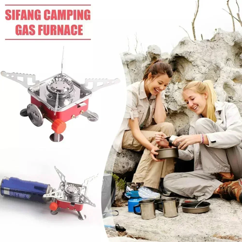 Portable Folding Camping Gas Stove for Outdoor Cooking - Image 4
