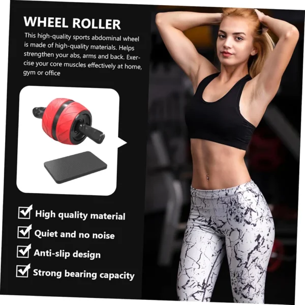 Ab Roller Wheel with Knee Mat – Single-Wheel Core Trainer for Abs, Arms & Full Body Strength Workout