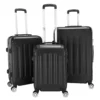 3 Pcs Lightweight ABS Carry-on Hand Luggage Trolley Case 3 Wheels Spinner