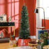 5 Foot Artificial Pencil Christmas Tree with Branches, Green