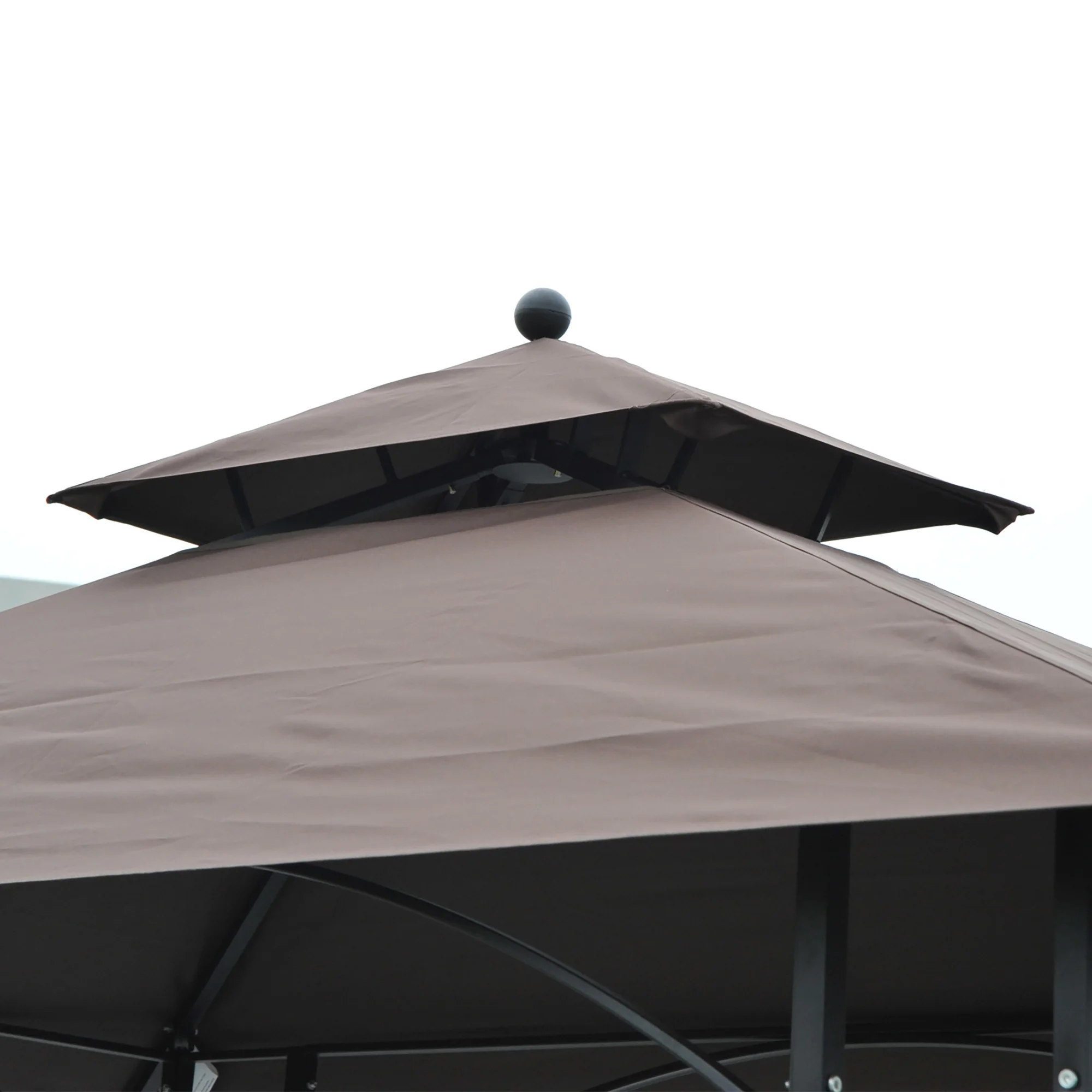 Outsunny Coffee BBQ Tent Canopy Patio Outdoor Awning Shelter - Image 6