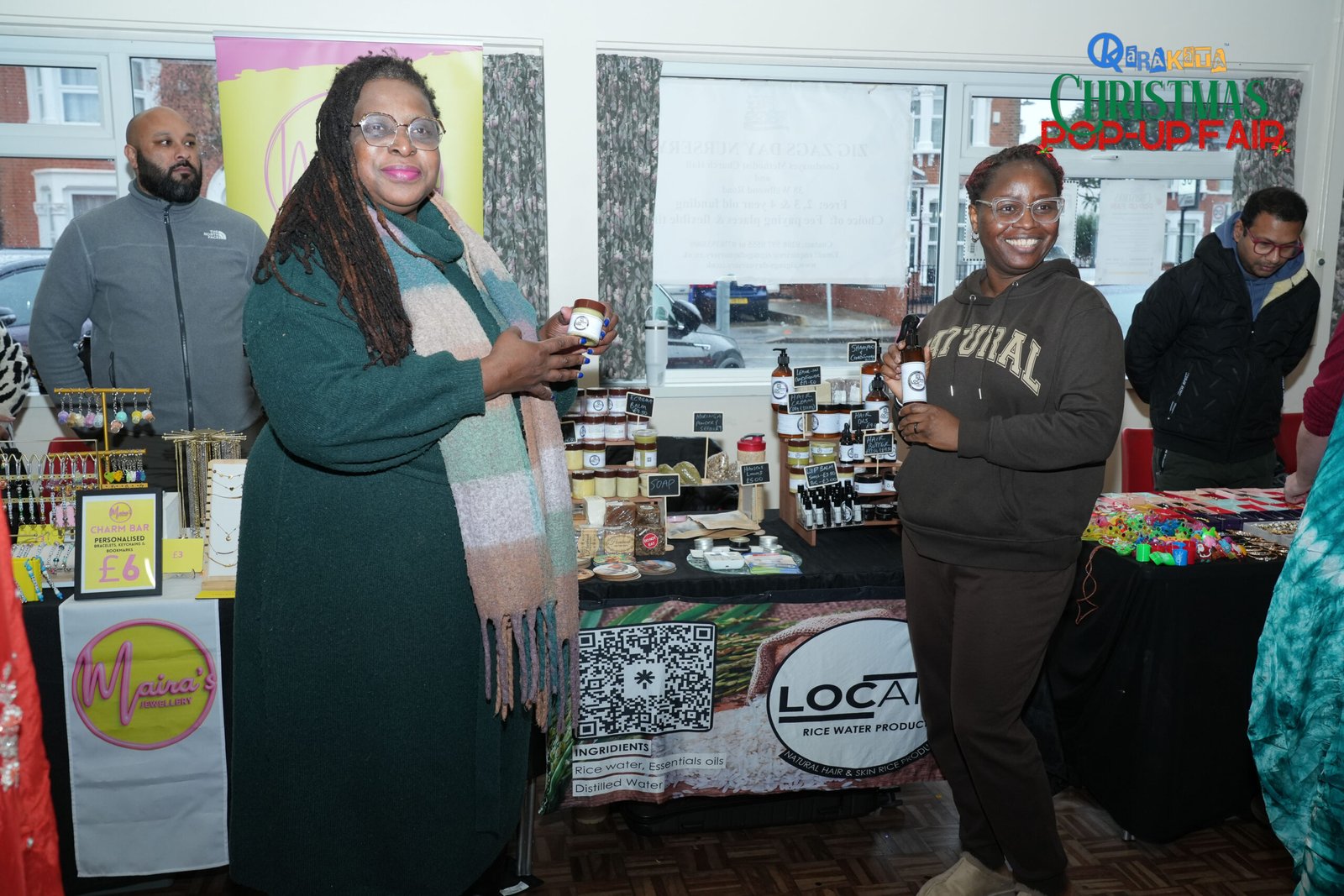 Shoppers at Qarakata