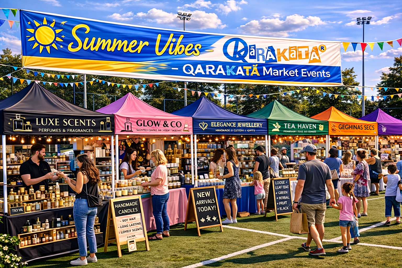 Summer market vibes at Qarakata