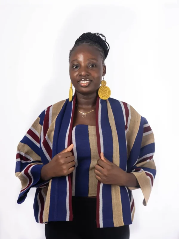 Aso Oke Jacket and Crop Top