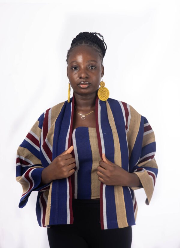 Aso Oke Jacket and Crop Top